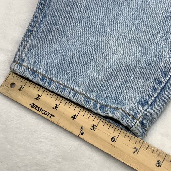 VTG 90s Levis 560 Mens Jeans 38x32 Loose Fit Tapered Leg Made In USA Meas: 36x30 - Picture 11 of 12